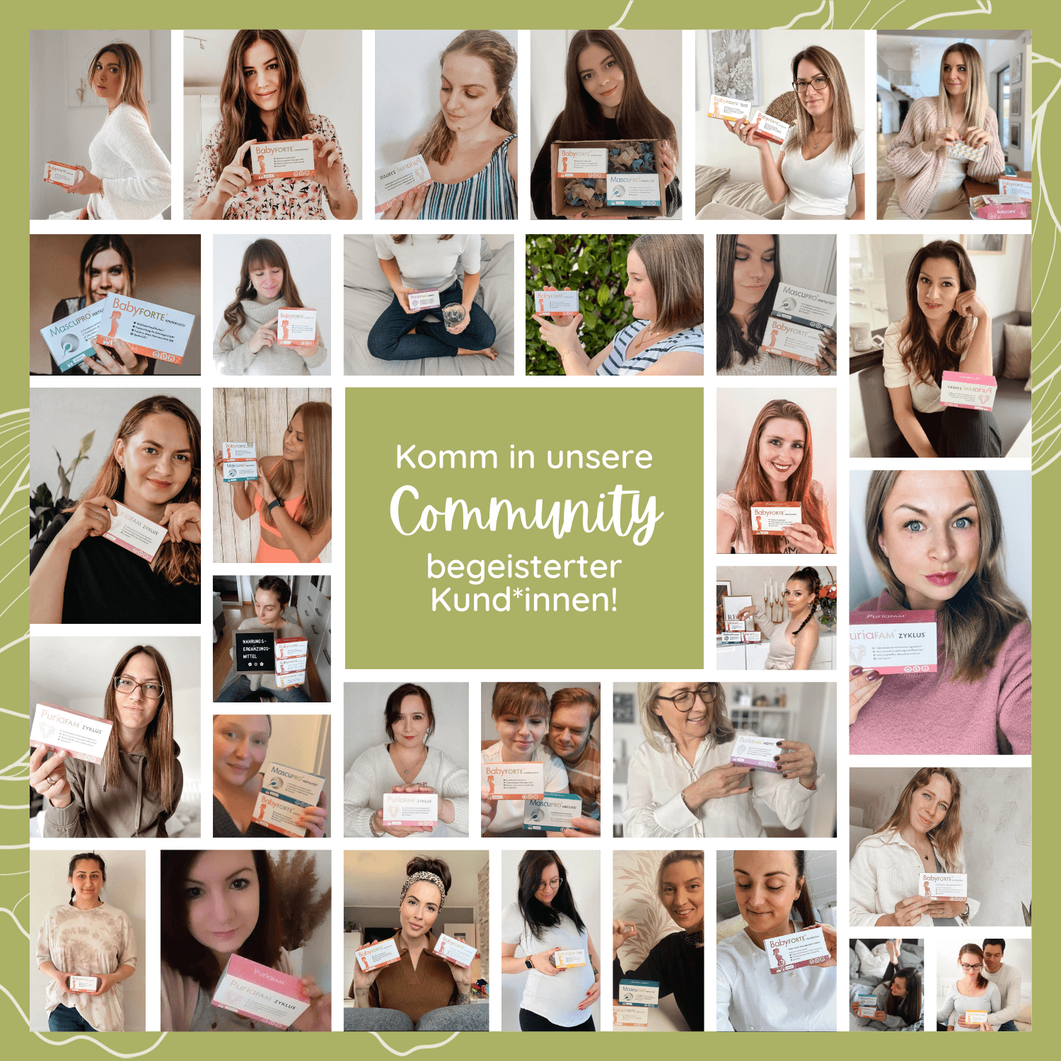 PuriaFAM Zykluszauber – Komm in unsere Community begeisterter Kund*innen!